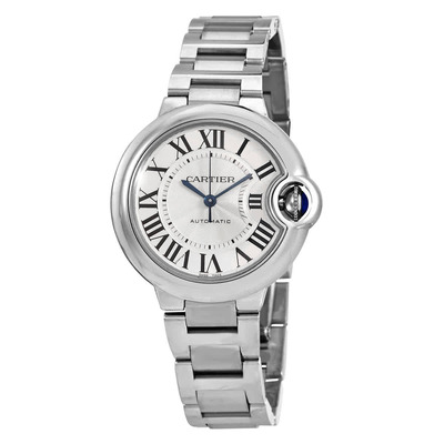 Cartier Ballon Bleu Automatic Silver Dial Ladies Watch WSBB0044 (arb2453)