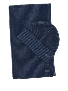 BOSS: Голубая шапка 