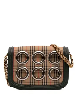 Burberry Pre-Owned: Коричневая сумка через плечо 