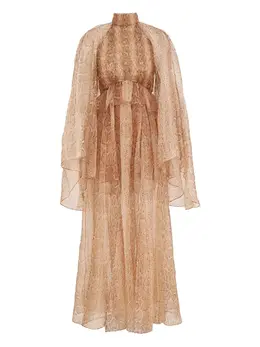 ZIMMERMANN: Платье со змеиным принтом 