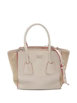 Prada 2000-2025 Mini Scamosciato Trimmed Glace Calf Twin Pocket satchel 31785800