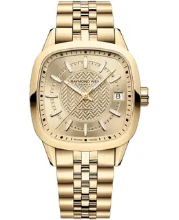 Raymond Weil Freelancer Automatic Champagne Dial Yellow Gold PVD Steel Women's Watch 2490-p-10051