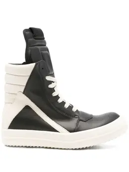 Rick Owens: Чёрные кроссовки  Geobasket