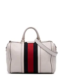 Gucci 2016-2025 Medium Calfskin Web Joy Boston Bag satchel 31800412