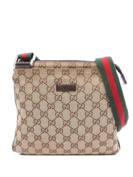 Gucci 2000-2015 GG Canvas Web crossbody bag 31783041