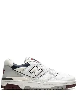 New Balance: Белые кроссовки  550