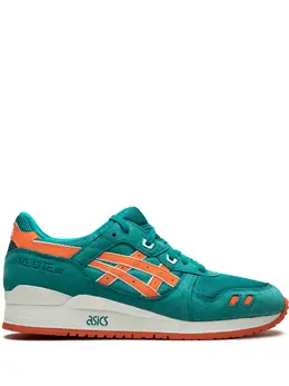 ASICS: Зелёные кроссовки  Gel-Lyte 3