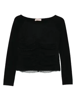 TWINSET: Чёрная блуза 
