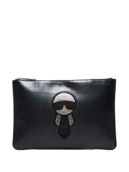 Fendi 2010-2020s Karlito crystal clutch bag 31806553