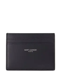 Saint Laurent: Голубой картхолдер 