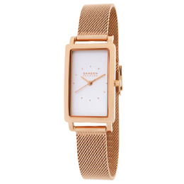 Skagen Hagen Quartz White Dial Ladies Watch skw3095