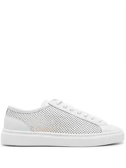 Doucal's perforated leather sneakers 22596188