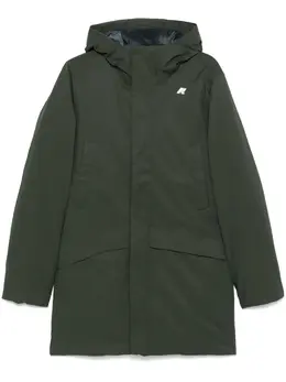 K-Way: Зелёный пуховик 
