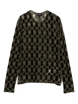 Giorgio Armani: Бархатная футболка 