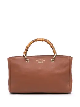 Gucci 2016-2025 Medium Calfskin Bamboo Shopper satchel 31840954