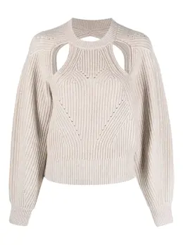 ISABEL MARANT: Бежевый свитер 