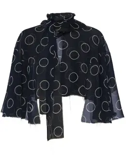 Prada: Топ с принтом 