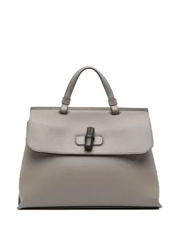 Gucci 2000-2015 Medium Leather Bamboo Daily satchel 31868422