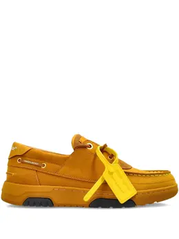 Off-White: Жёлтые кроссовки 