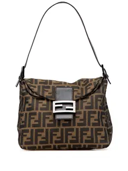Fendi 2000-2010 Zucca Canvas Double Flap shoulder bag 31902989