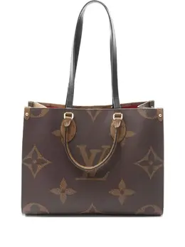 Louis Vuitton Pre-Owned: Коричневая сумка-шоппер 