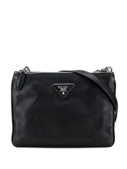 Prada 2015-2025 Vitello Phenix Double Zip crossbody bag 31923762
