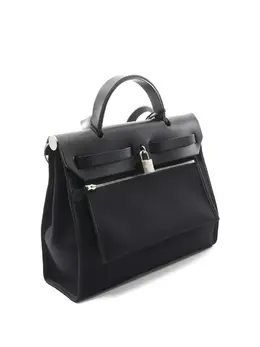 Hermès Pre-Owned: Чёрная сумка-шоппер 