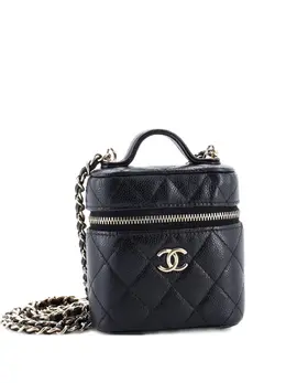 CHANEL Pre-Owned: Чёрная сумка через плечо 