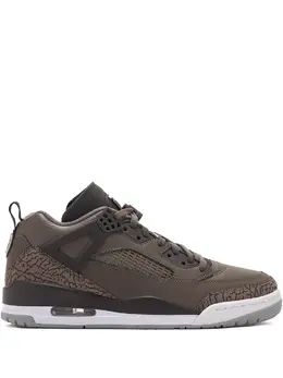 Jordan: Коричневые кроссовки 