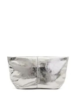 AllSaints: Серебристый клатч 