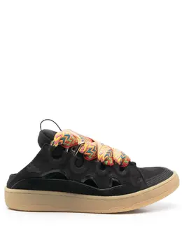 Lanvin: Чёрные мокасины  Curb