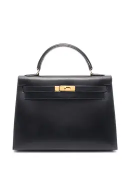 Hermes 1996 Box Calf Kelly Sellier 32 satchel 31924400
