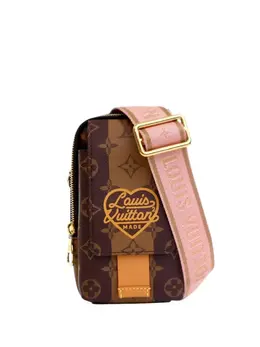 Louis Vuitton 2021-2025 Nigo Monogram Reverse Double Phone Pouch crossbody bag 31943345