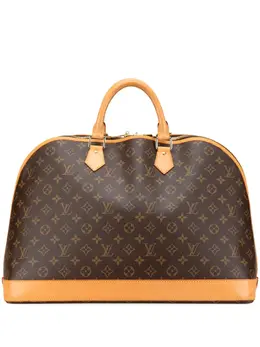 Louis Vuitton Pre-Owned: Коричневая дорожная сумка 