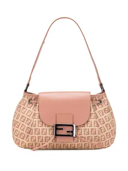 Fendi 2000-2010 Zucchino Canvas Drawstring shoulder bag 31973325