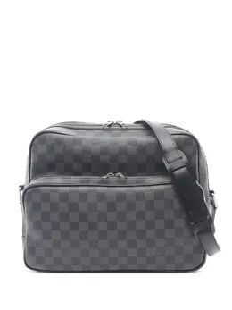 Louis Vuitton 2008 Damier Graphite Sac Leoh crossbody bag 31973332