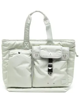 sacai: Светлая сумка-шоппер 