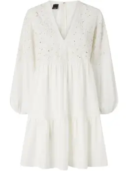 PINKO: Платье с v-образным вырезом 