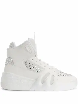 Giuseppe Zanotti Talon hi-top panelled sneakers 17439972