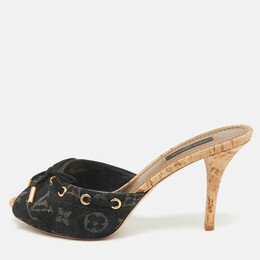 Louis Vuitton: Чёрные сабо 