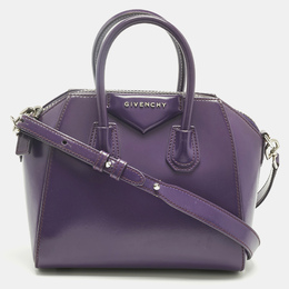 Givenchy Purple Leather Mini Antigona Satchel 1240874