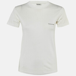 Balenciaga: Белая футболка  Crew