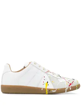Maison Margiela Replica paint-splatter sneakers 15611145