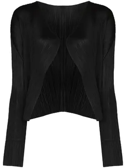 Pleats Please Issey Miyake: Кардиган с длинным рукавом 