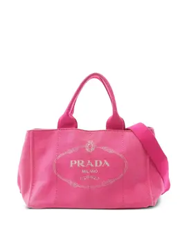 Prada 2000s Canapa 2way tote bag 31913133