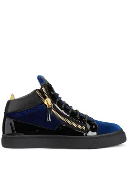 Giuseppe Zanotti Kriss panelled mid-top sneakers 16850778