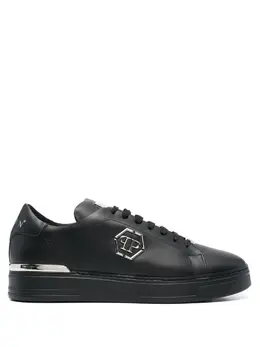 Philipp Plein Hexagon low-top leather sneakers 18626074