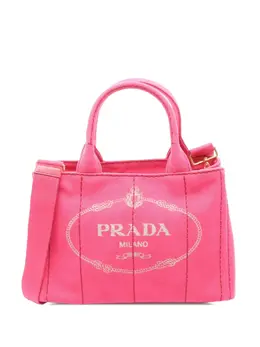 Prada 2010-2025 Small Canvas Canapa Logo satchel 32021036