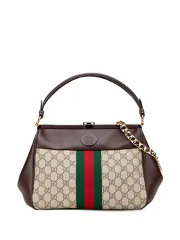Gucci 2016-2025 GG Supreme Ophidia Virgo Top Handle Bag satchel 32013798