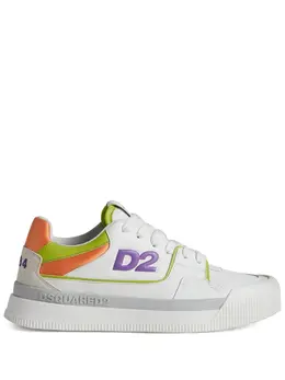 Dsquared2 logo-embossed leather sneakers 21498090